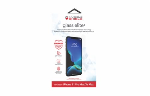 ZAGG InvisibleShield Glass Elite+ Screen Protector for iPhone XR 11 12 Pro  Max