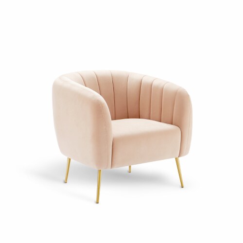 eLuxury Modern Channel Barrel Chair 1 each Smith s Food and Drug