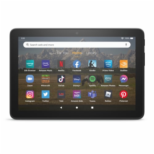 Amazon Fire HD 8 Tablet 64GB - Black Perspective: front
