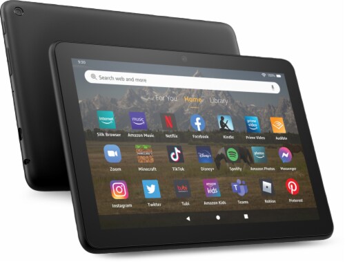 Amazon 8 32 GB Tablet - Black Perspective: front