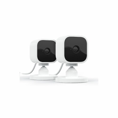 Blink Mini Indoor Plug-in Smart Surveillance Camera - White Perspective: front