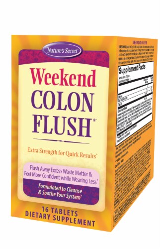 Nature's Secret® Weekend Colon Flush® Tablets Perspective: front