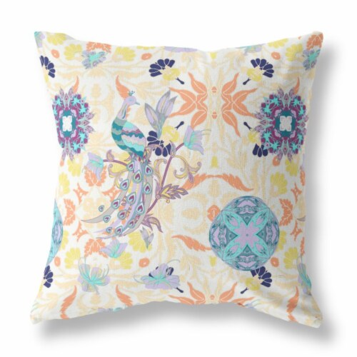 Peacock outdoor 2025 pillow
