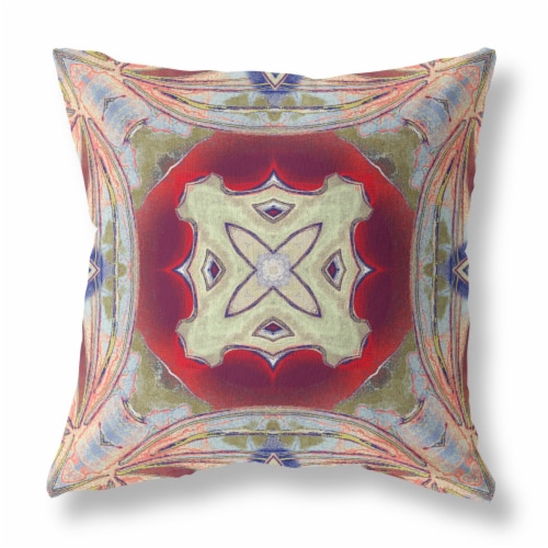 Red suede pillows online