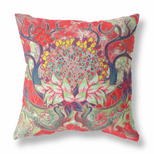 Red suede pillows online