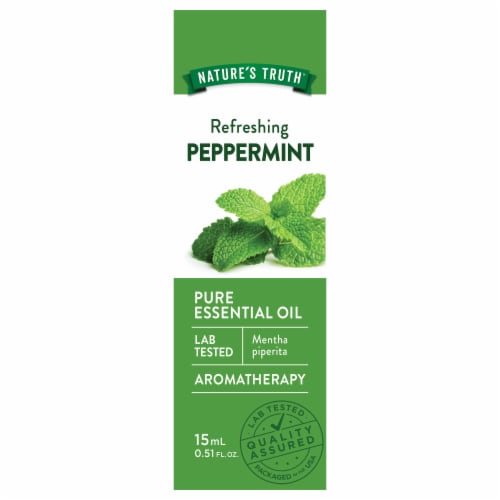 Nature's Truth® Peppermint Essential Oil Perspective: front
