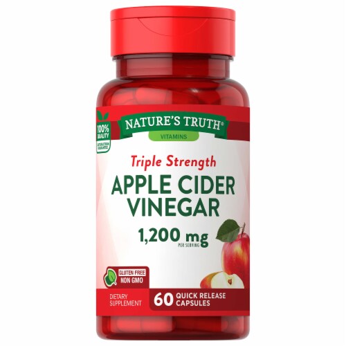 Nature's Truth Apple Cider Vinegar Capsules Perspective: front