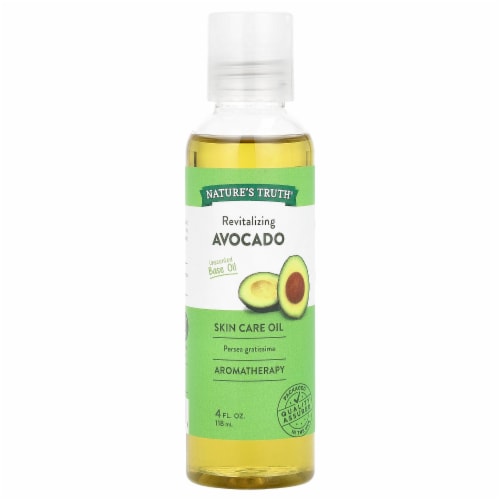 Nature's Truth 100% Pure Avocado Unscented Base Skin Care Oil Perspective: front