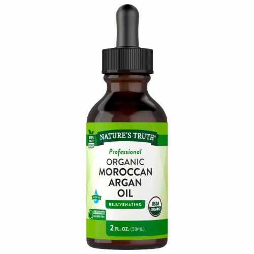 Nature's Truth Organic Unscented Moroccan Argan Oil Perspective: front