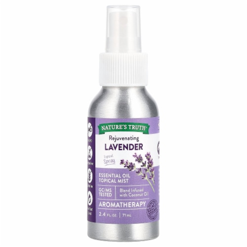 Nature's Truth® Rejuvenating Lavender 100% Pure Essential Oil Topical Mist Perspective: front