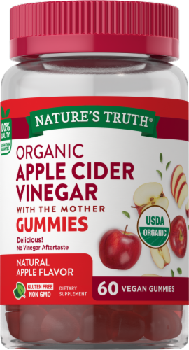 Nature's Truth® Organic Apple Cider Vinegar Vegan Gummies Perspective: front