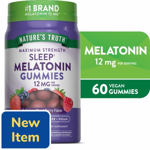 Nature's Truth® 12mg Melatonin Gummies Perspective: front