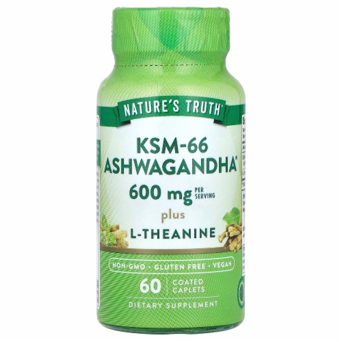 Nature's Truth KSM-66 Ashwagandha Plus L-Theanine - 60