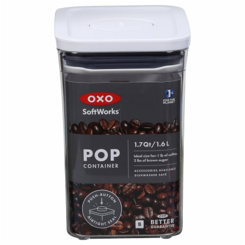 Softworks Short Rectangle Pop Container Perspective: front