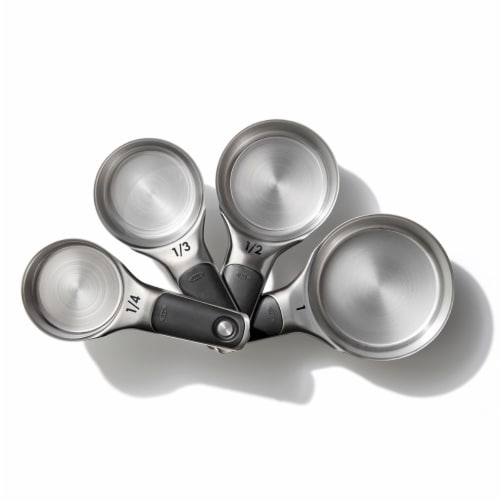 OXO Soft Works STainless Steel Measuring Cups Perspective: front