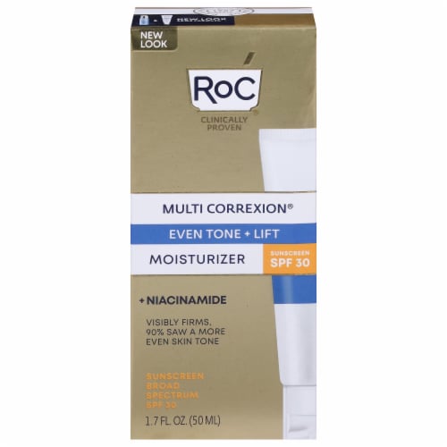 RoC® Multi Correxion® Even Tone + Lift 5-in-1 Daily Moisturizer with SPF 30 Perspective: front