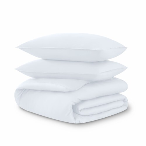 Bare Home TENCEL™ Lyocell Duvet Cover Set White King/California King