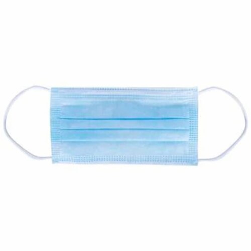 The Face Mask Co. - Face Mask Basic Unpleated - Case of 60-1 CT Perspective: front