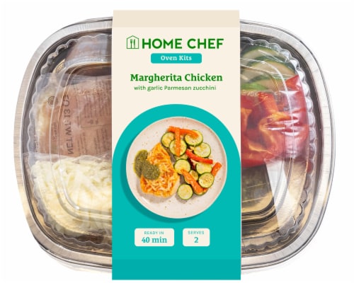 Home Chef® Oven Kit Margarita Chicken with Garlic Parmesan Zucchini Perspective: front