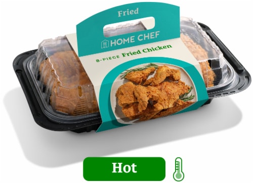 Home Chef 8 Piece Fried Chicken Hot (Available 11AM-7PM DAILY) Perspective: front