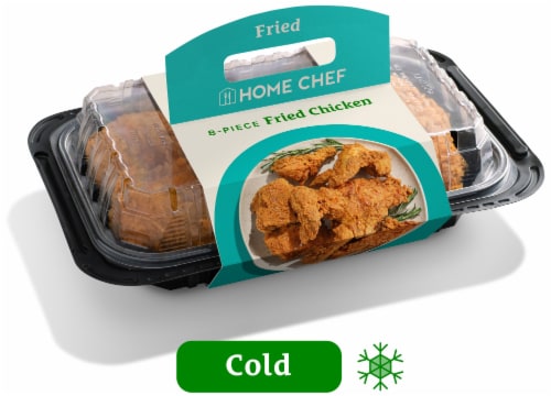 Home Chef 8 Piece Fried Chicken Cold Perspective: front