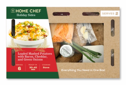 Home Chef Meal Kit Holiday Sides Loaded Mashed Potatoes With Bacon
