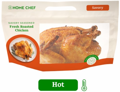 Home Chef Hot Savory Fresh Roasted Chicken Perspective: front