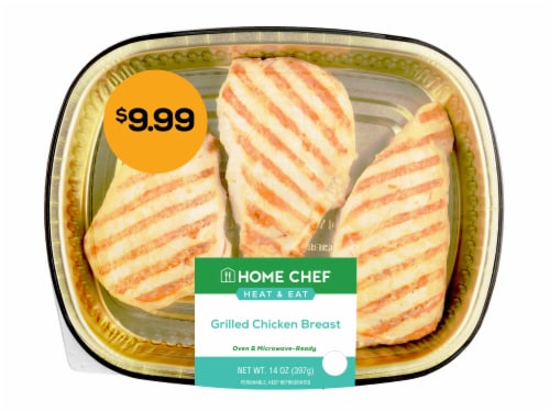 Home Chef Heat & Eat Grilled Chicken Breast Perspective: front