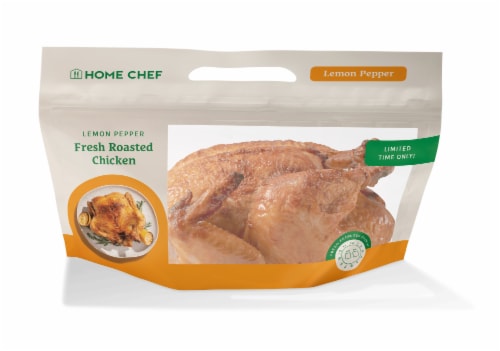 Home Chef Lemon Pepper Whole Chicken (Available 11AM-7PM DAILY) Perspective: front
