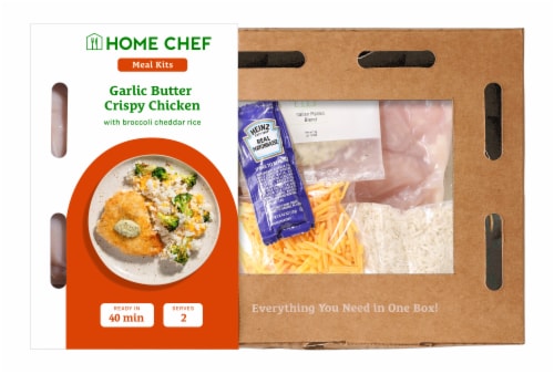 Home Chef Meal Kit Garlic Butter Crispy Chicken With Broccoli Cheddar