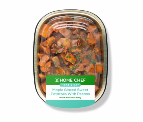 Home Chef Heat & Eat Maple Glazed Sweet Potatoes With Pecans Perspective: front