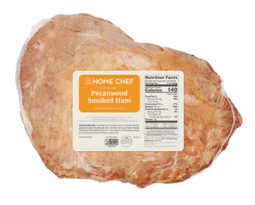 Home Chef Pecanwood Smoked Ham Perspective: front