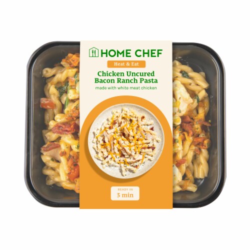 Home Chef Heat & Eat Chicken Uncured Bacon Ranch Pasta Perspective: front