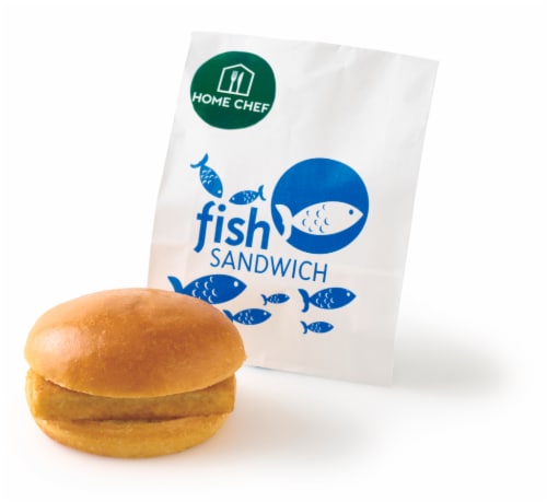 Home Chef Fish Sandwich Perspective: front