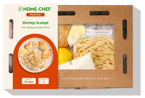 Home Chef Shrimp Scampi Kit Perspective: front