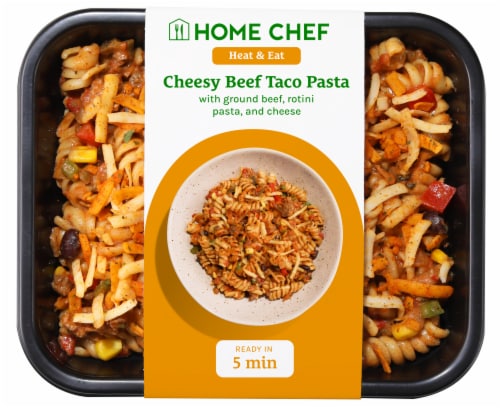Home Chef Heat And Eat Cheesy Beef Taco Pasta, 12 oz - Smith’s Food and