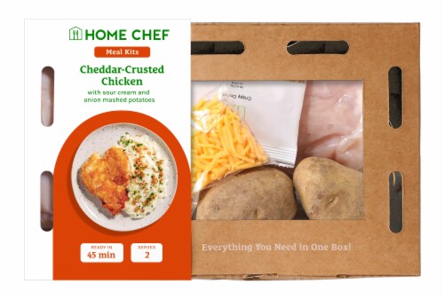 Home Chef Cheddar Crusted Chicken Perspective: front