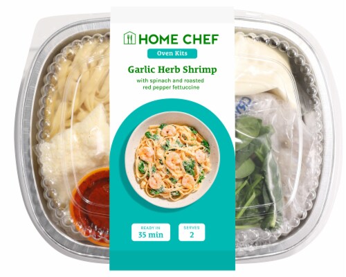 Home Chef® Garlic Herb Shrimp Perspective: front