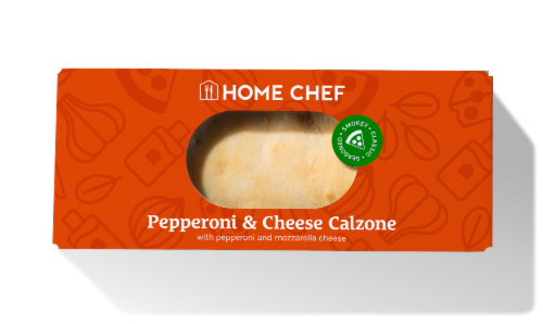 Home Chef Ready to Bake Pepperoni & Cheese Calzone Perspective: front