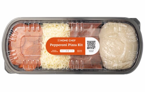 Home Chef® Meal Kit Entree Pepperoni Pizza Kit Perspective: front