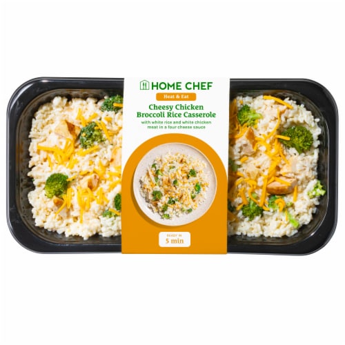 Home Chef Heat & Eat Family Meals Cheesy Chicken Broccoli Rice