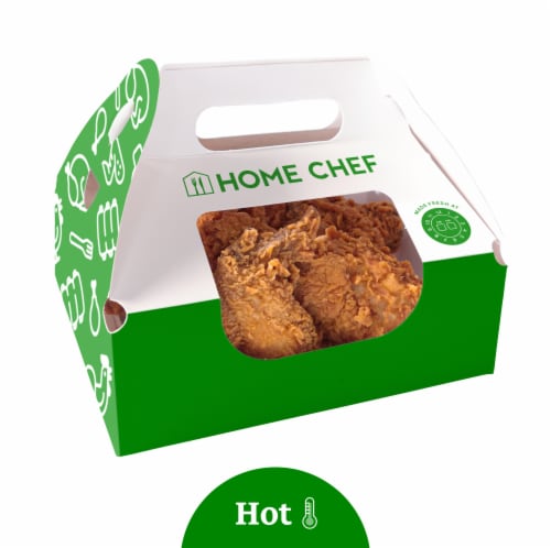 Home Chef Fried Chicken 4PC Hot Perspective: front