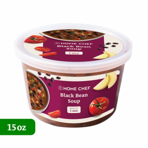 Home Chef Black Bean Soup Perspective: front