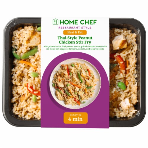 Home Chef Thai-Style Peanut Chicken Stir Fry Perspective: front