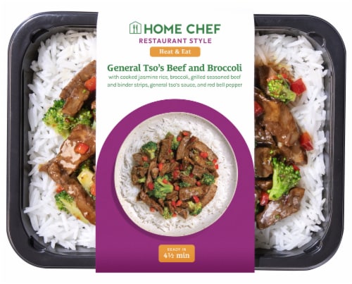 Home Chef General Tso's Beef and Brocoli Perspective: front