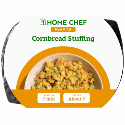 Home Chef Cornbread Stuffing Perspective: front