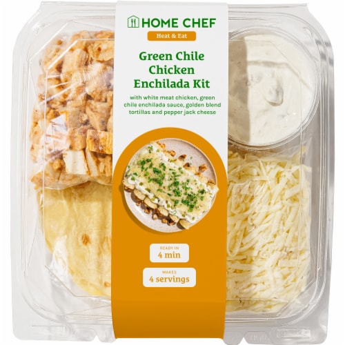 Home Chef Green Chile Chicken Enchilada Meal Kit Perspective: front