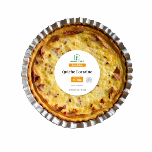 Home Chef Quiche Lorraine Perspective: front