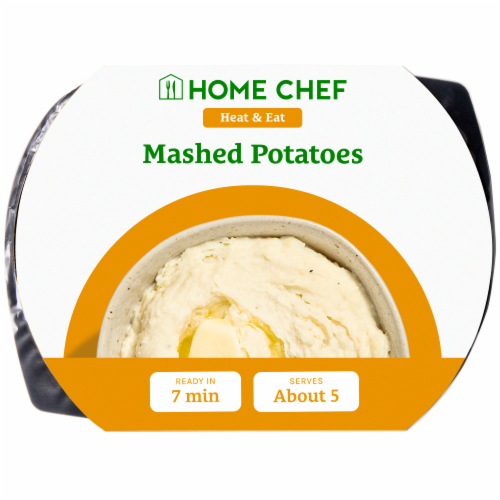 Home Chef Heat & Eat Mashed Potatoes Perspective: front
