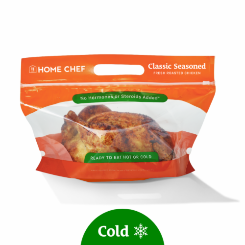 Home Chef Classic Seasoned Fresh Roasted Cold Chicken Perspective: front